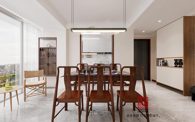 方北小區(qū)新中式風(fēng)格裝修設(shè)計(jì)-餐廳