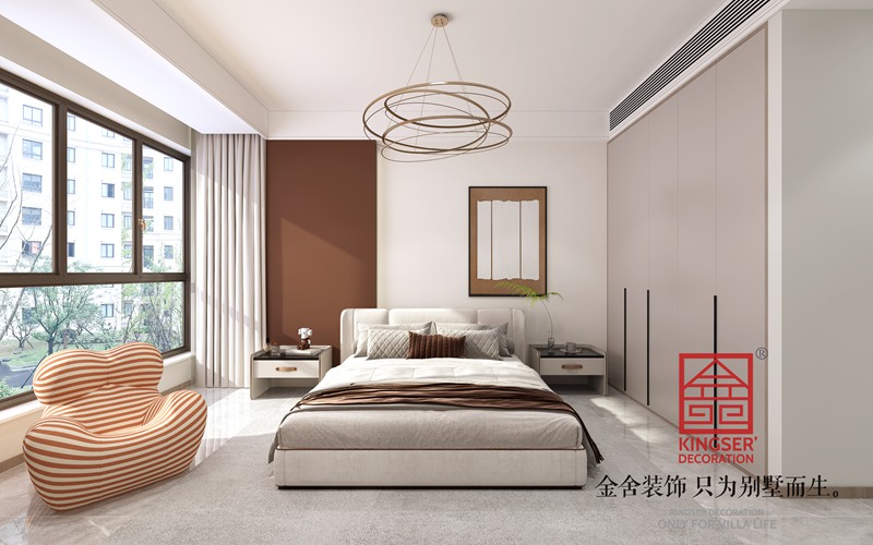融創(chuàng)中心現(xiàn)代風格150平米裝修效果圖